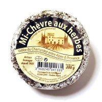Mi Chèvre Mi Vache enrobé d'herbes 200 gr