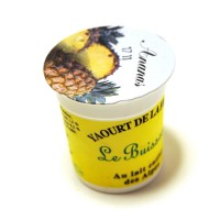 Yaourt aromatisé Panachés au lait Entier Pack 4x125 gr. Caramel , ananas , poire , noix de coco