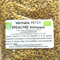 Petit épeautre BIO des Alpes de Hautes Provence en poche de 500gr