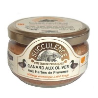 Terrine de cannard aux Olives 180 g