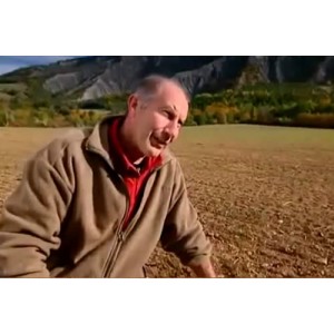 Didier Barneaud, La Bréole [04], producteur de lentilles vertes, petit épeautre, farines en Provence