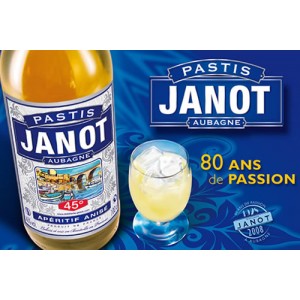 Distillerie Janot Provence : Pastis, Pastis bleu, Gambetta, Garlaban, Sirops, apéritifs de Provence. Pastis Janot, coffrets cadeau.