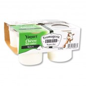 Yaourts natures au Chèvre 125gr par 4