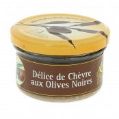 Délice de Chèvre aux Olives Noires - 90 g