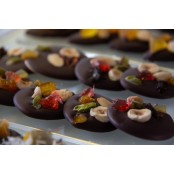Mendiants chocolat noir, sachet de 6 pièces