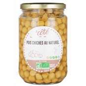 Bocal de pois chiches cuits BIO 520gr