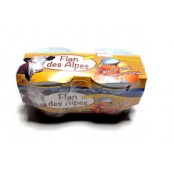 Flans aux oeufs cuits au four 2*125 gr. Flan artisanal des Alpes, Vallée du Champsaur