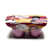 Yaourt Fruits des Bois Bicouche 2x125 gr. Yaourt artisanal des Alpes, Vallée du Champsaur