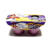 Yaourts Brassés Myrtilles 2x125 gr 2x125 gr. Yaourt artisanal des Alpes, Vallée du Champsaur