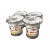 Yaourts Fermiers à la crème de marrons - 4 x 125g